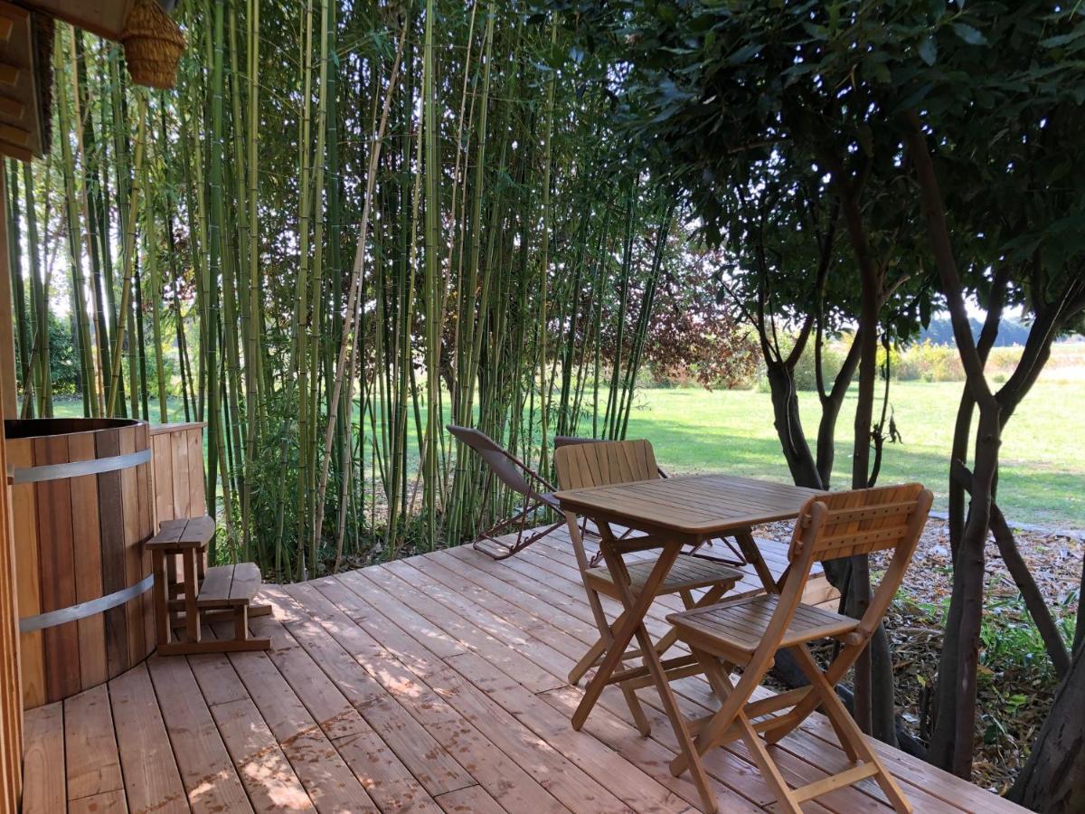 Maisonette Et Spa Bois La Bégude-de-Mazenc 外观 照片