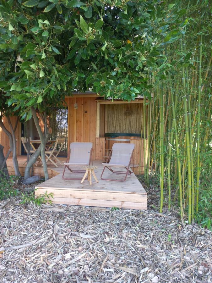 Maisonette Et Spa Bois La Bégude-de-Mazenc 外观 照片