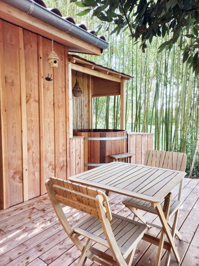Maisonette Et Spa Bois La Bégude-de-Mazenc 外观 照片